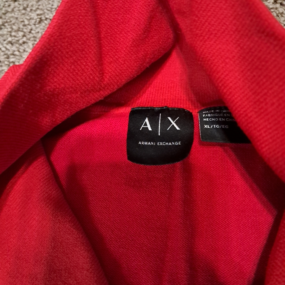 ARMANI EXCHANGE shawl collar sweater